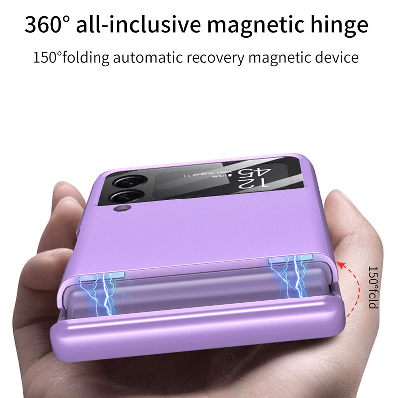2022 Magnetic All-included Shockproof Plastic Hard Cover For Samsung Galaxy Z Flip 3 5G - {{ shop_name}} varyfun