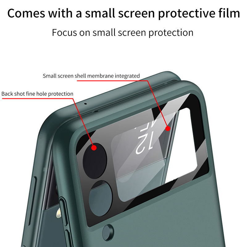 2022 Magnetic All-included Shockproof Plastic Hard Cover For Samsung Galaxy Z Flip 3 5G - {{ shop_name}} varyfun