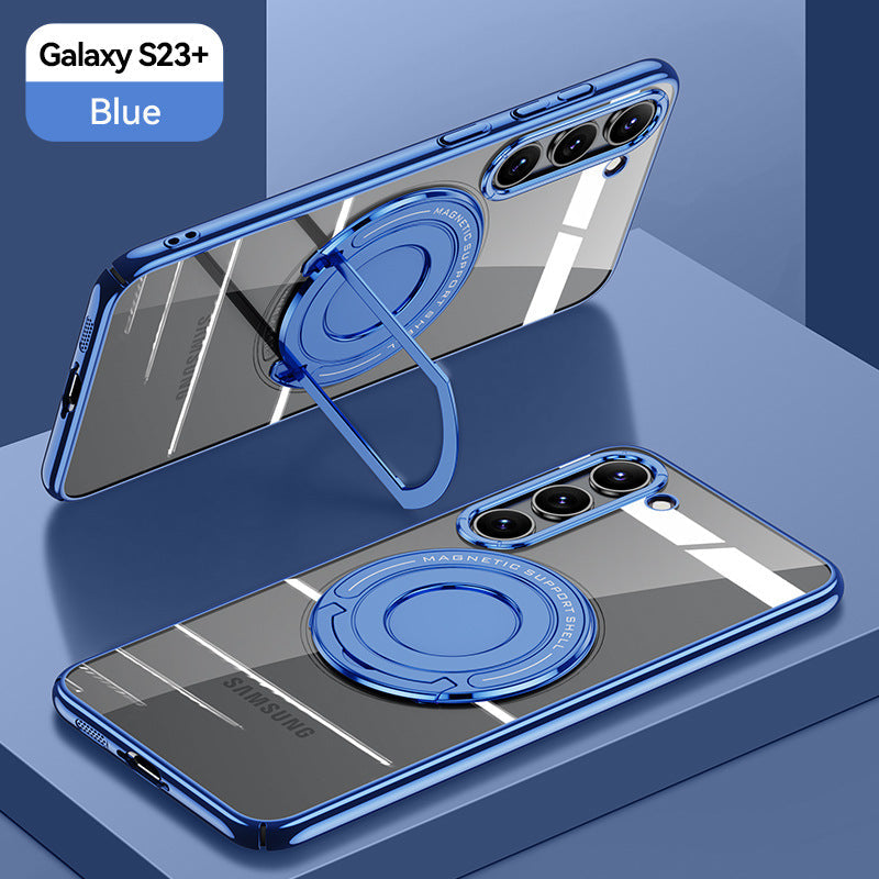 Samsung S23 S23Ultra Matte MagSafe Pull Rod Bracket S23 Ultra Plus Anti-fall Protective Case - mycasety2023 Mycasety