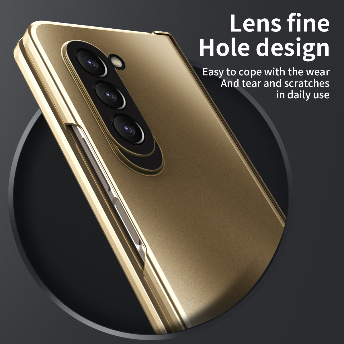 Electroplating All-inclusive Drop-proof Galaxy Z Fold5 Fold4 Case with Screen Protector - mycasety2023 Mycasety