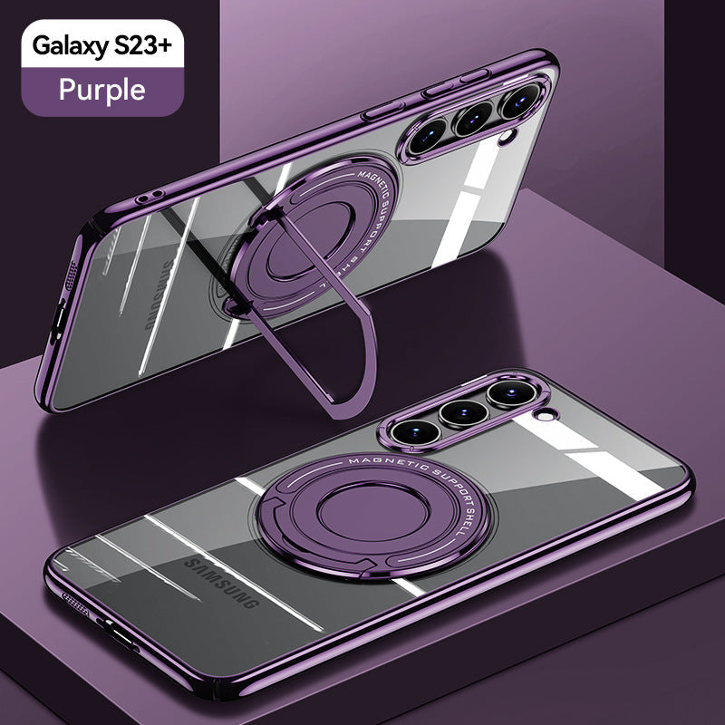 Samsung S23 S23Ultra Matte MagSafe Pull Rod Bracket S23 Ultra Plus Anti-fall Protective Case - mycasety2023 Mycasety