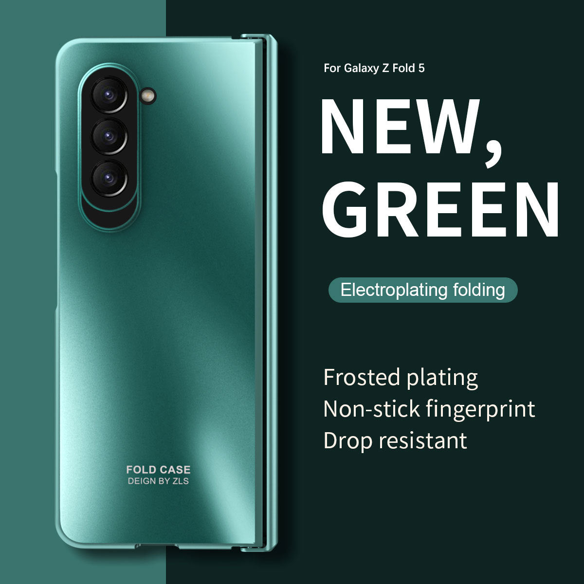 Electroplating All-inclusive Drop-proof Galaxy Z Fold5 Fold4 Case with Screen Protector - mycasety2023 Mycasety