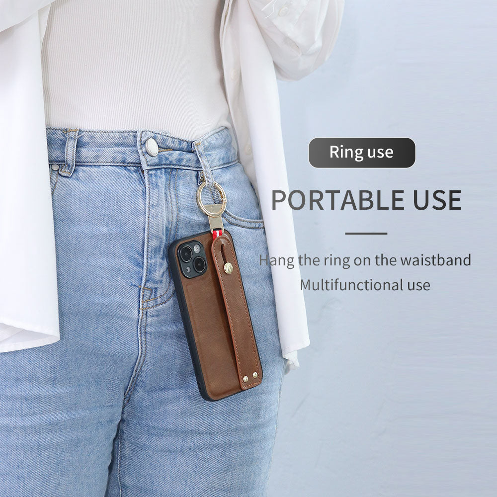 Motorola Razr 40 Ultra New Anti-Shock Business Leather Wristband Cover Case - mycasety2023 Mycasety