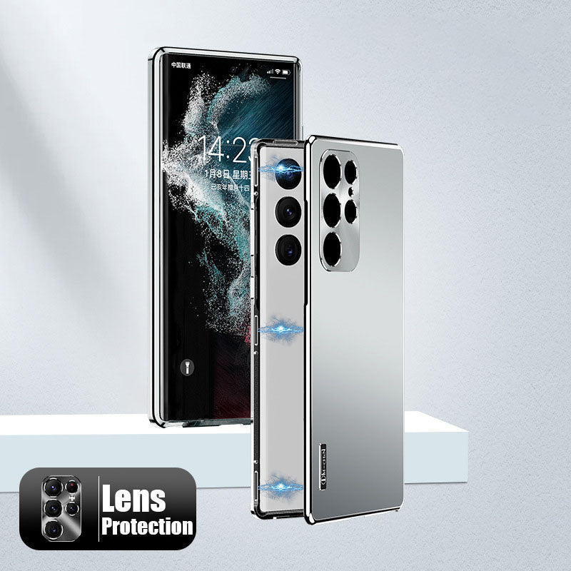 Samsung Galaxy Magnetic Aluminum Metal Frame Phone Case For S23 S22 S21 Ultra Plus - mycasety2023 Mycasety