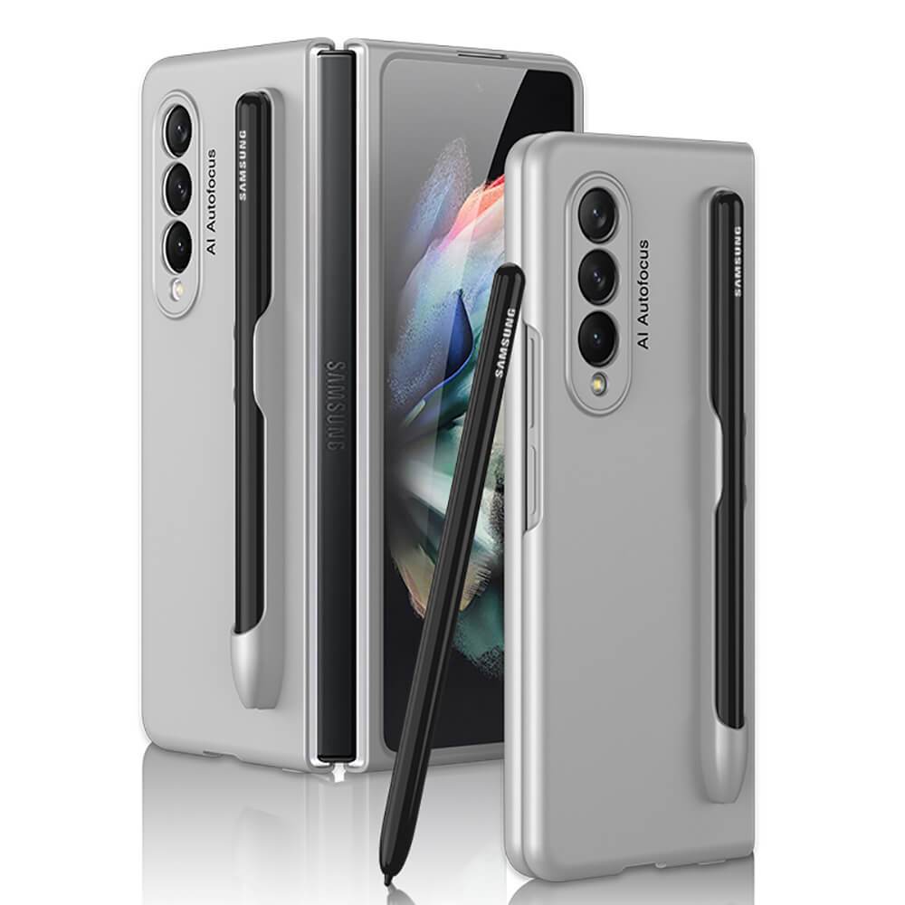 Ultra-thin Pen Slot Business Case for Samsung Galaxy Z Fold 3 5G - {{ shop_name}} varyfun
