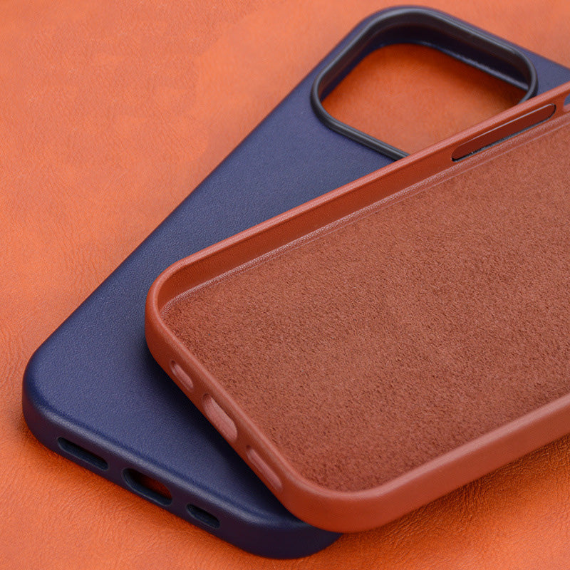 Custom Name Letters Leather Phone Case For iPhone 13 14 14ProMax - mycasety2023 Mycasety