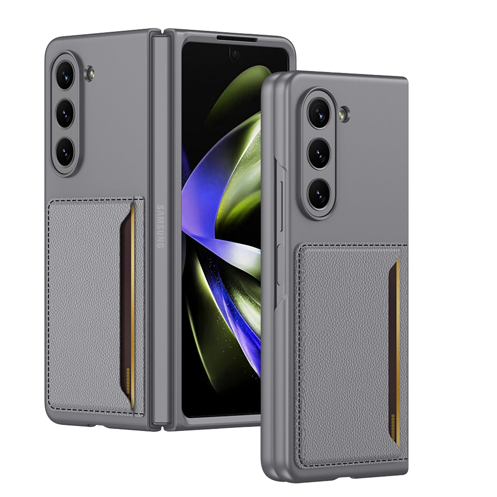 Luxury Card Holder All-inclusive Phone Case For Samsung Galaxy Z Fold 5/4/3 5G - mycasety2023 Mycasety