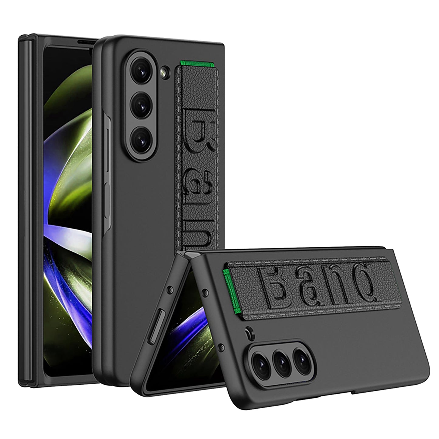 Luxury Wristband Holder Phone Case For Samsung Galaxy Z Fold 5/4/3 5G - mycasety2023 Mycasety