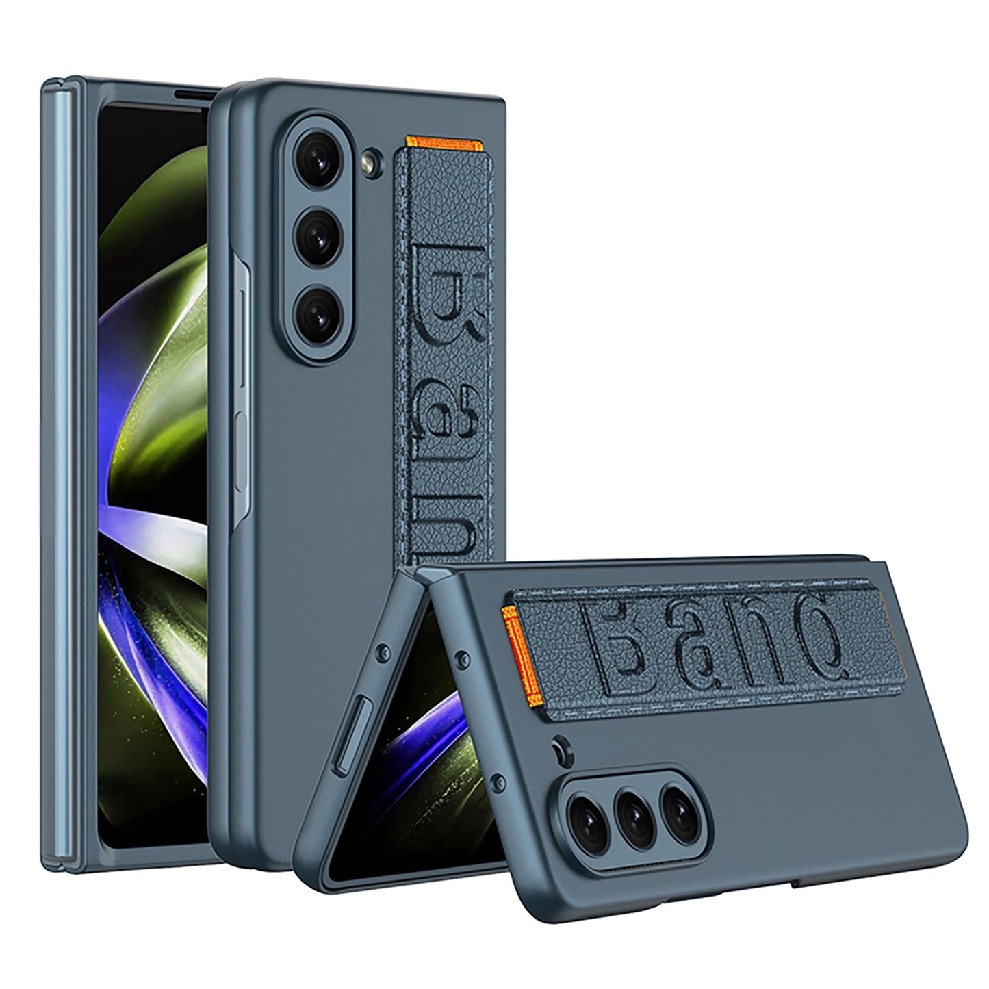 Luxury Wristband Holder Phone Case For Samsung Galaxy Z Fold 5/4/3 5G - mycasety2023 Mycasety