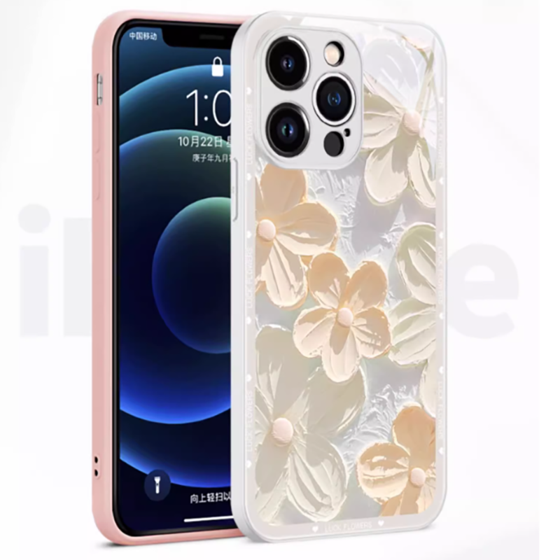 Fresh Oil Painting Flowers iPhone Case - {{ shop_name}} varyfun