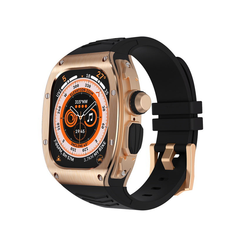 Luxury Metal Case Strap For Apple Watch Series - {{ shop_name}} varyfun