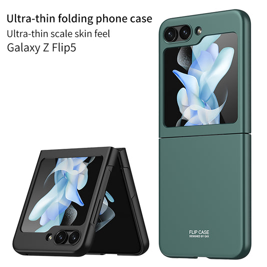 Ultra-thin Skin Feel Folding Phone Case For Samsung Galaxy Z Flip5 Flip4 Flip3 5G - {{ shop_name}} varyfun