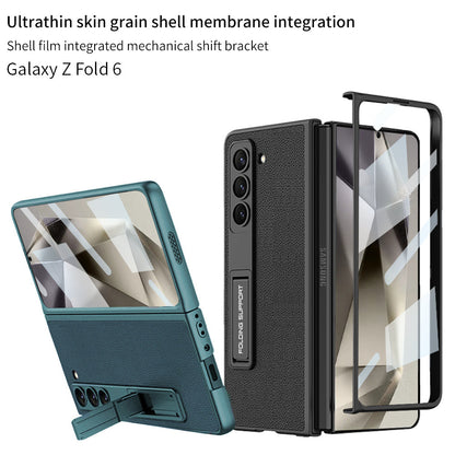 Luxury Leather Shockproof Phone Case With Screen Protector For Galaxy Z Fold6