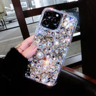 Luxury Rhinestone Diamond Perfume Bow-knot iPhone Case - {{ shop_name}} varyfun