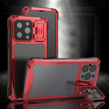 Load image into Gallery viewer, Armor Anti-fall Invisible Bracket Lens Protective Phone Case For iPhone - {{ shop_name}} varyfun
