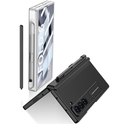 Magnetic Hinge Pen Slot Shockproof Phone Case With Screen Protector For Galaxy Z Fold 6