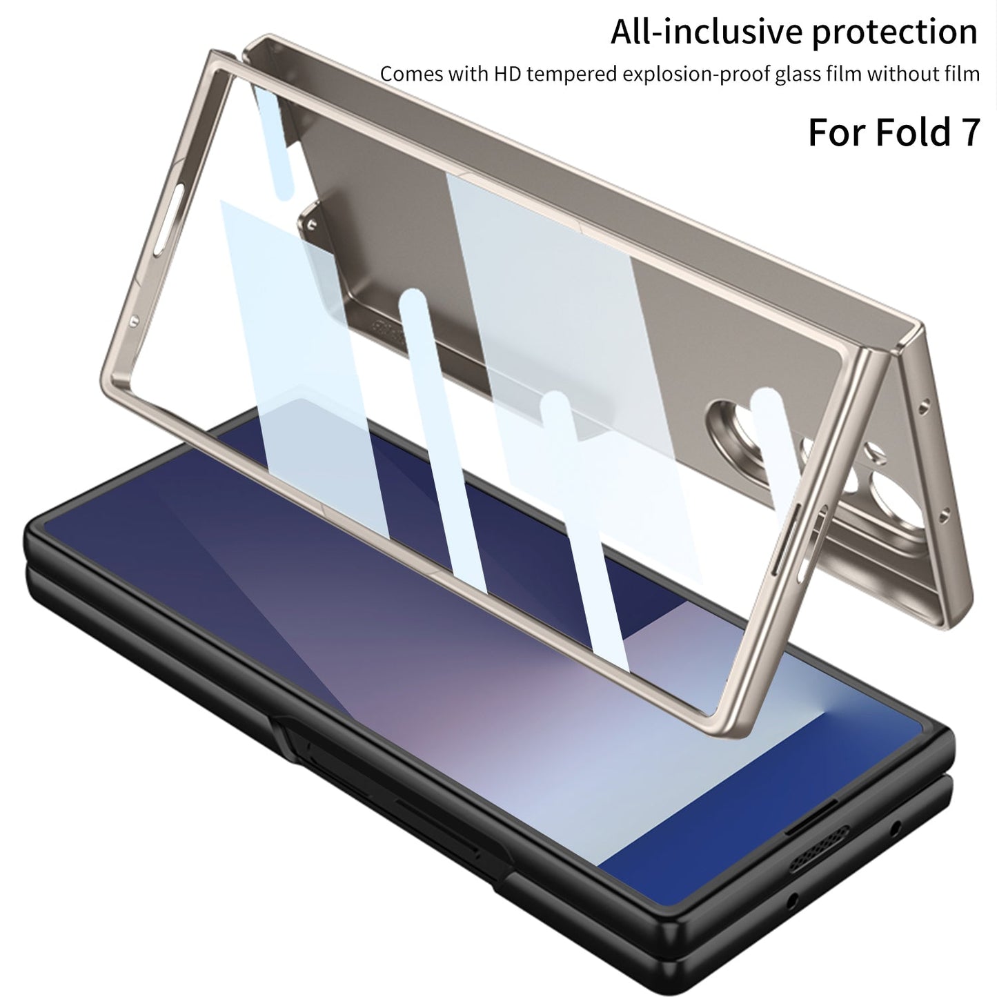 Luxury Shockproof Phone Case With Screen Protector For Galaxy Z Fold 7/6/5/4/3