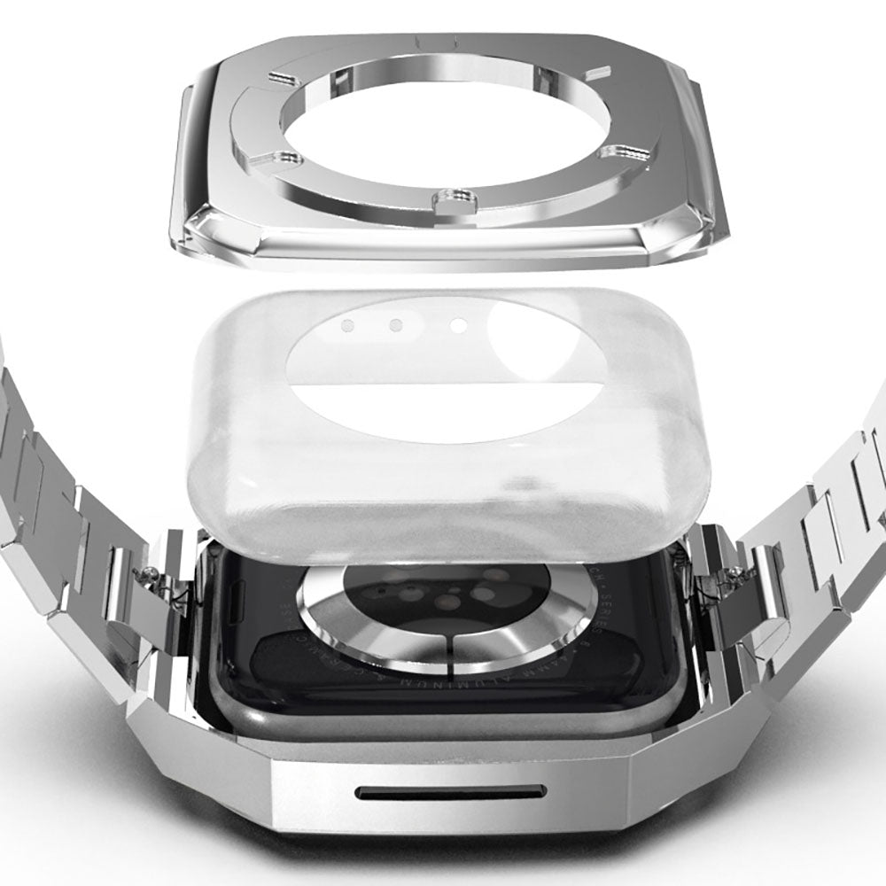 Luxury Metal Case Strap For Apple Watch Series - {{ shop_name}} varyfun