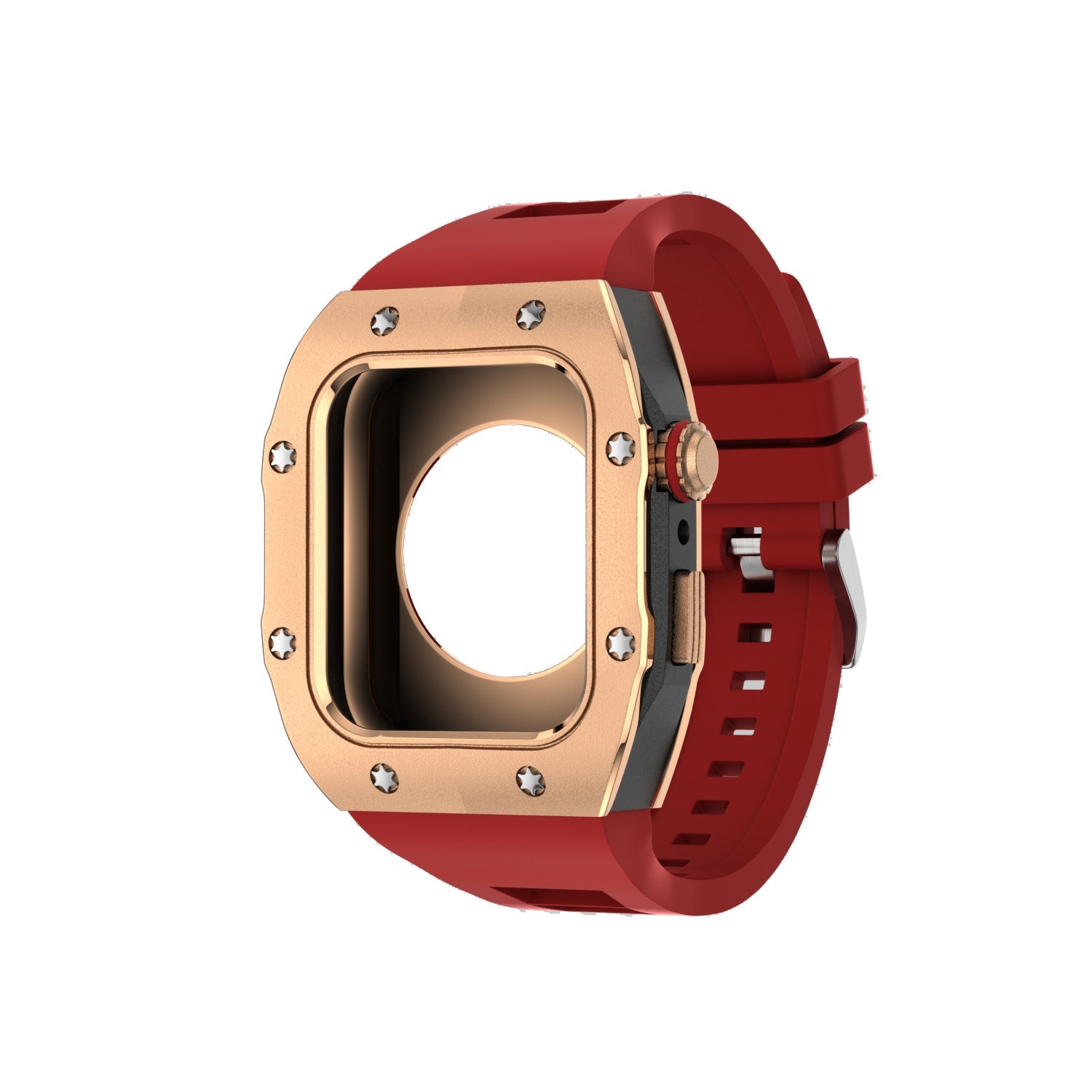 Luxury Metal Case Strap For Apple Watch Series - {{ shop_name}} varyfun