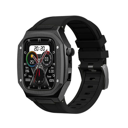 Luxury Metal Case Strap For Apple Watch Series 44/45mm - mycasety2023 Mycasety