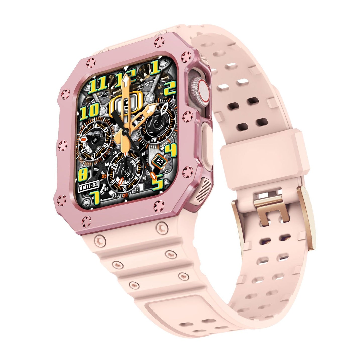 Luxury Case Strap For Apple Watch 44/45 mm