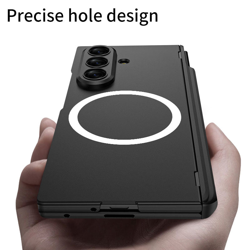 Magnetic Hinge Hidden Bracket All-included Case With Pen Box For Galaxy Z Fold8 Wide Ultra