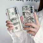 New Creative Personality US Dollar Bill Silicone Phone Case For Samsung - {{ shop_name}} varyfun