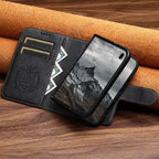 iPhone Duo | 2-in-1 Magnetic Leather Wallet Case with Detachable Folio