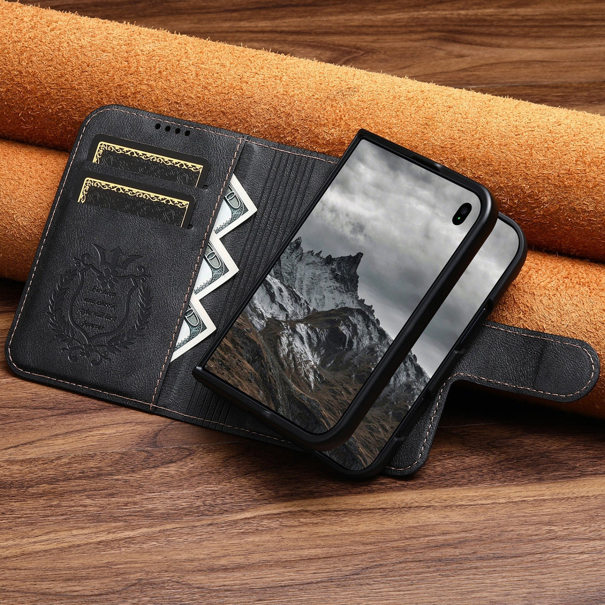 iPhone Duo | 2-in-1 Magnetic Leather Wallet Case with Detachable Folio