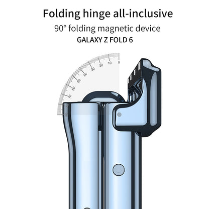 Transparent Magnetic Hinge Shockproof Phone Case With Screen Protector For Galaxy Z Fold6