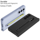 Magnetic Hinge Anti-fall Protective Phone Case With Pen Tray Shell and Film For Samsung Galaxy Z Fold5 - mycasety2023 Mycasety