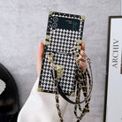 Luxury Phone Case For Samsung Galaxy Z Flip3 Flip4 5G With Lanyard - {{ shop_name}} varyfun