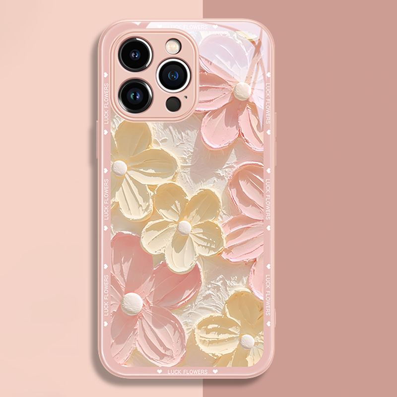 Fresh Oil Painting Flowers iPhone Case - {{ shop_name}} varyfun