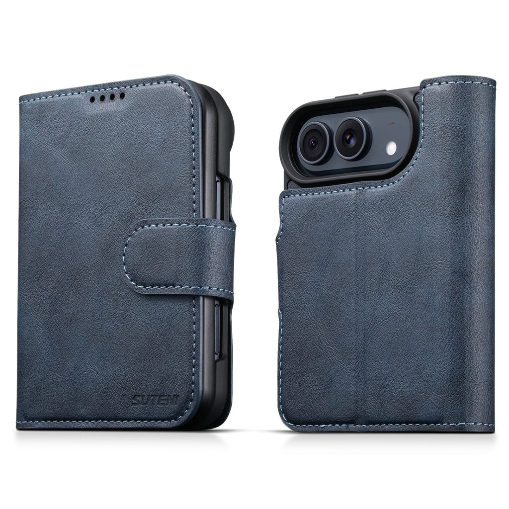 iPhone Duo | 2-in-1 Magnetic Leather Wallet Case with Detachable Folio