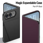 iPhone Duo | Magnetic Flip Phone Case with Expandable Cover & Built-in Folding Stand | 🔥 Limited-Time 50% OFF 🏷️🎉🥳