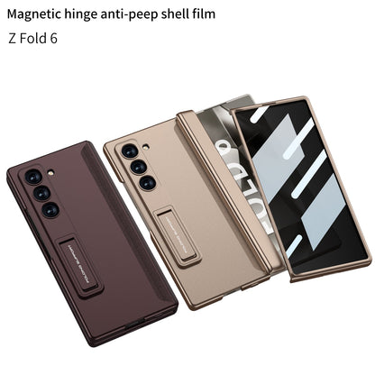 Magnetic Hinge Hidden Bracket All-included Case With Back Screen Protector For Galaxy Z Fold 6/5/4/3