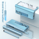 Aluminum Alloy Frame Magnetic Bracket All-Inclusive Electroplating Leather Cover For Samsung Galaxy Z Fold3 Fold4 Fold5 - Mycasety Mycasety