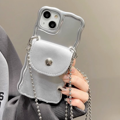 Ins Hot Messenger Bag With Chain For iPhone Case - {{ shop_name}} varyfun