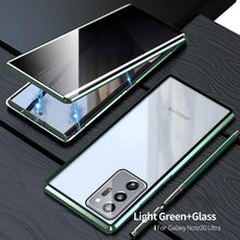 Load image into Gallery viewer, Samsung Magnetic Double-Sided Protection Tempered Glass Phone Case
