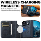 iPhone Duo | 2-in-1 Magnetic Leather Wallet Case with Detachable Folio
