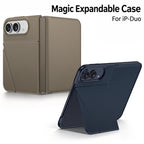 iPhone Duo | Magnetic Flip Phone Case with Expandable Cover & Built-in Folding Stand | 🔥 Limited-Time 50% OFF 🏷️🎉🥳