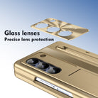 Armor Electroplated Anti-fall Protective Phone Case With Pen Tray Shell and Film For Samsung Galaxy Z Fold5 Fold4 - Mycasety Mycasety