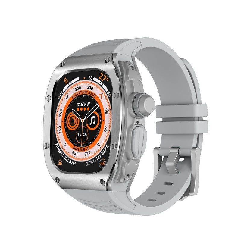 Luxury Metal Case Strap For Apple Watch Ultra 49mm