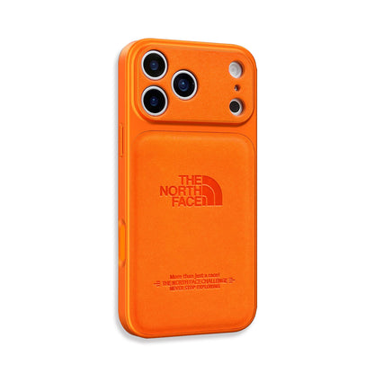 Trendy Leather Textured Phone Cover For iPhone