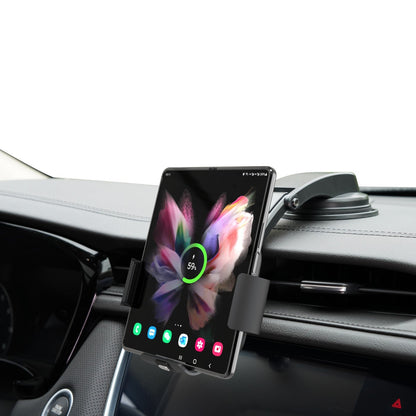 15W Intelligent Automatic Sensor Dual Charging Car Holder Charger For Samsung Galaxy Z Fold5 Fold4 Fold3 5G - Mycasety Mycasety