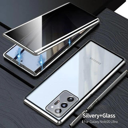 Samsung Magnetic Double-Sided Protection Tempered Glass Phone Case