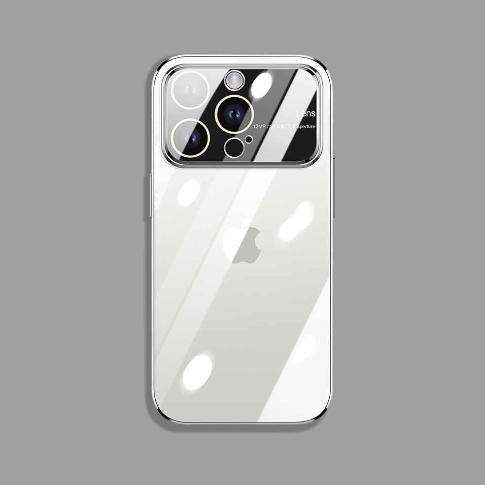 Lens Protector Transparent Electroplating Case For iPhone - {{ shop_name}} varyfun