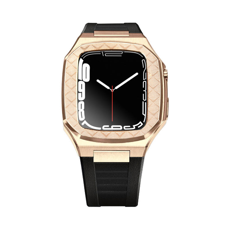 Luxury Metal Case Strap For Apple Watch Series - {{ shop_name}} varyfun