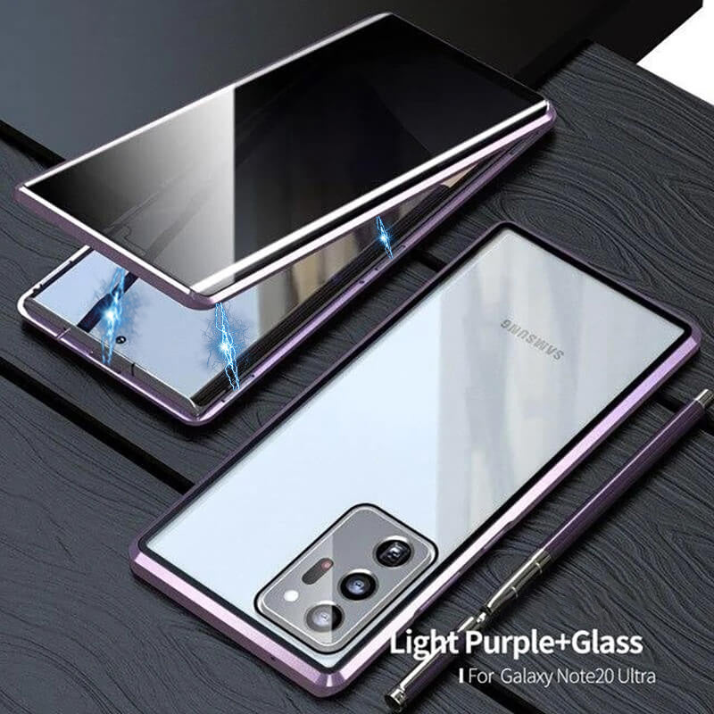 Samsung Magnetic Double-Sided Protection Tempered Glass Phone Case - {{ shop_name}} varyfun