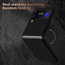 Load image into Gallery viewer, Samsung Galaxy Z Flip3 Flip4 Flip5 | Carbon Fiber Phone Case
